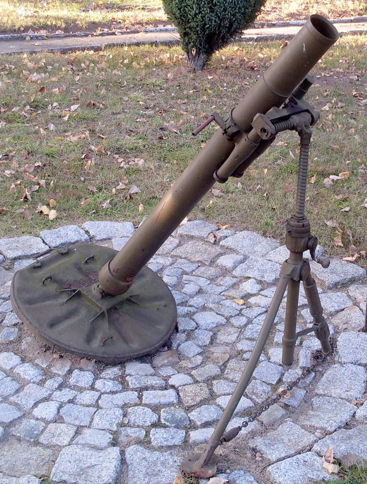 Mörser und ihre Spuren